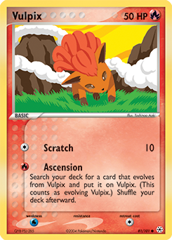 Pokemon Hidden Legends Vulpix - 81