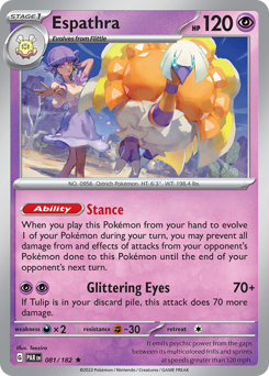 Pokemon Paradox Rift Espathra - 81