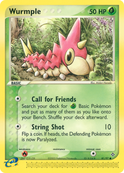 Pokemon Dragon Wurmple - 81