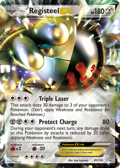 Pokemon Dragons Exalted Registeel-EX - 81