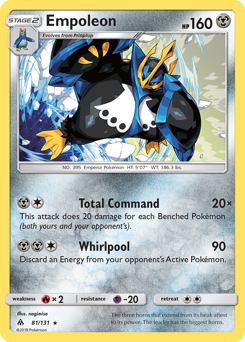 Pokemon Forbidden Light Empoleon - 81