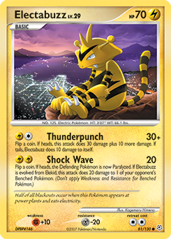 Pokemon Diamond & Pearl Electabuzz - 81