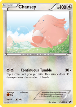 Pokemon Dark Explorers Chansey - 81