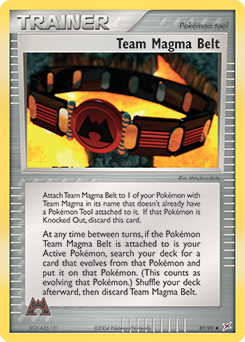 Pokemon Team Magma vs Team Aqua Team Magma Belt - 81