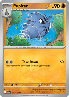 Pokemon Journey Together Pupitar - 81