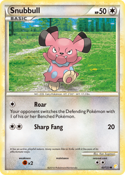 Pokemon HeartGold & SoulSilver Snubbull - 82