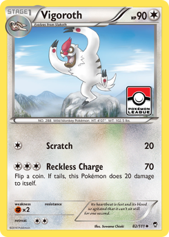 Pokemon Furious Fists Vigoroth - 82