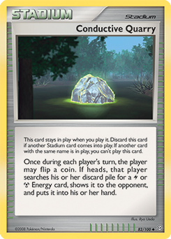 Pokemon Stormfront Conductive Quarry - 82