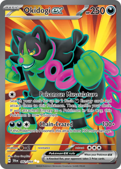 Pokemon Shrouded Fable Okidogi ex - 82
