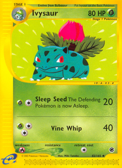 Pokemon Expedition Base Set Ivysaur - 82