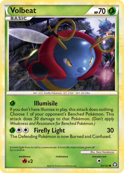 Pokemon HS—Triumphant Volbeat - 82