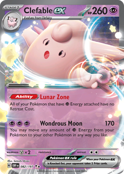 Pokemon Obsidian Flames Clefable ex - 82