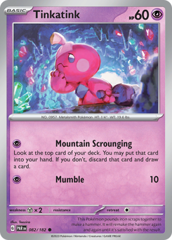 Pokemon Paradox Rift Tinkatink - 82