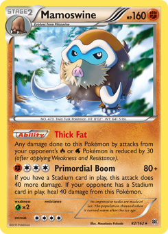 Pokemon BREAKthrough Mamoswine - 82