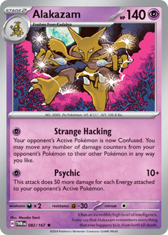 Pokemon Twilight Masquerade Alakazam - 82
