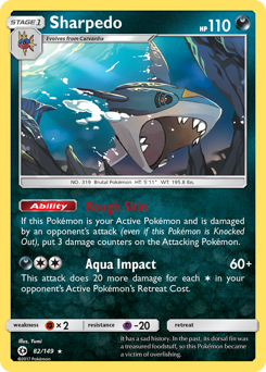 Pokemon Sun & Moon Sharpedo - 82
