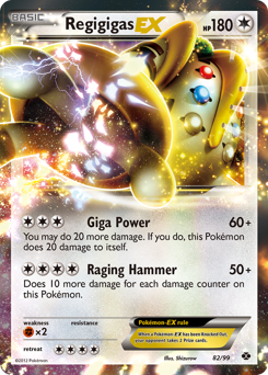 Pokemon Next Destinies Regigigas-EX - 82