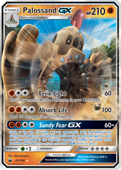 Pokemon Celestial Storm Palossand-GX - 82