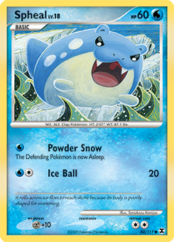 Pokemon Rising Rivals Spheal - 82