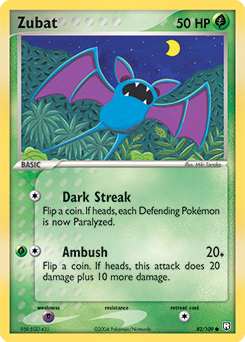 Pokemon Team Rocket Returns Zubat - 82