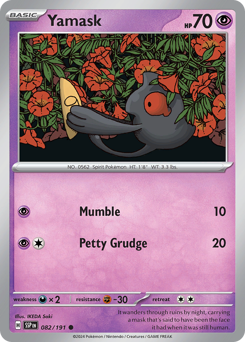 Pokemon Surging Sparks Yamask - 82