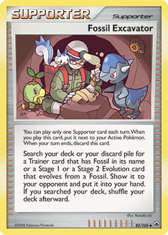 Pokemon Majestic Dawn Fossil Excavator - 82