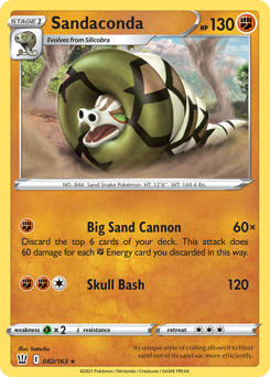 Pokemon Battle Styles Sandaconda - 82