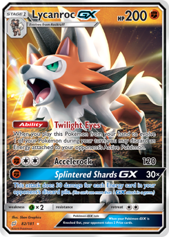 Pokemon Team Up Lycanroc-GX - 82
