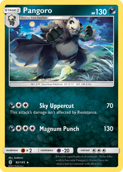 Pokemon Guardians Rising Pangoro - 82