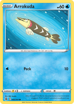 Pokemon Fusion Strike Arrokuda - 82