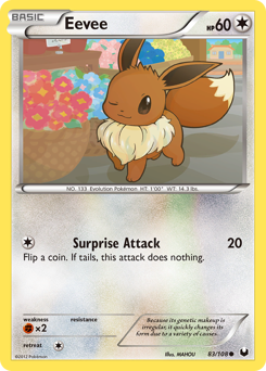 Pokemon Dark Explorers Eevee - 83
