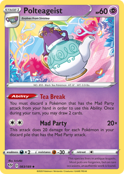 Pokemon Darkness Ablaze Polteageist - 83