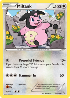 Pokemon Flashfire Miltank - 83
