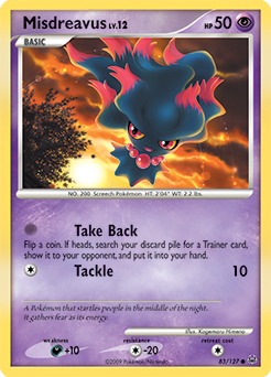 Pokemon Platinum Misdreavus - 83