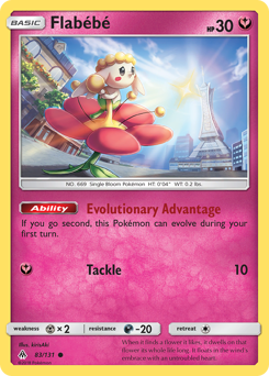 Pokemon Forbidden Light Flabébé - 83
