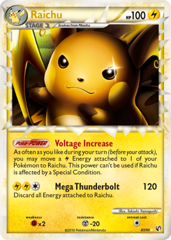 Pokemon HS—Undaunted Raichu - 83