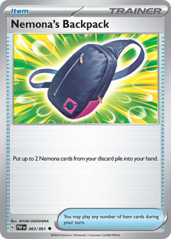 Pokemon Paldean Fates Nemona's Backpack - 83