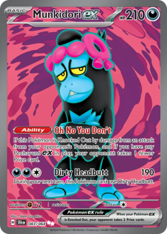 Pokemon Shrouded Fable Munkidori ex - 83