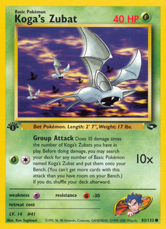 Pokemon Gym Challenge Koga's Zubat - 83