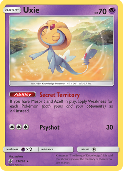 Pokemon Unified Minds Uxie - 83