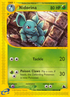 Pokemon Skyridge Nidorina - 83