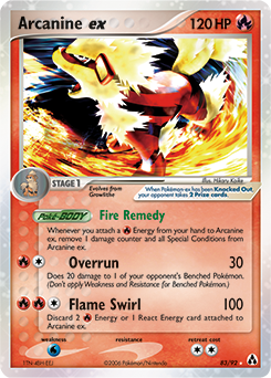 Pokemon Legend Maker Arcanine ex - 83