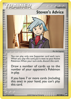 Pokemon Power Keepers Steven's Advice - 83