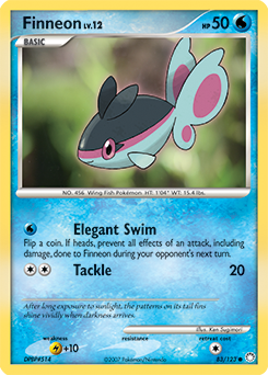 Pokemon Mysterious Treasures Finneon - 83