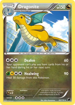 Pokemon Plasma Freeze Dragonite - 83