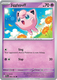 Pokemon Paldea Evolved Jigglypuff - 83