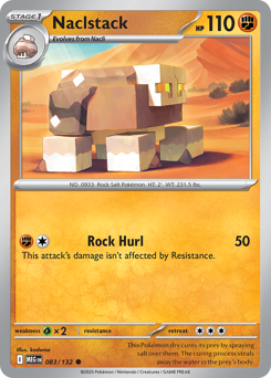 Pokemon Mega Evolution Naclstack - 83