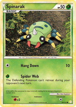 Pokemon HeartGold & SoulSilver Spinarak - 83