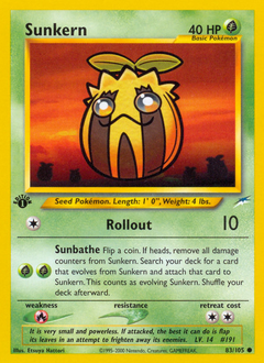 Pokemon Neo Destiny Sunkern - 83