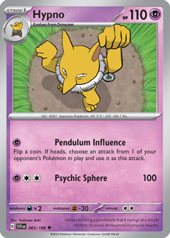 Pokemon Scarlet & Violet Hypno - 83